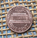1 цент 1992 року. США, фото 2