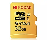 Карта Пам'яті Kodak microSDXC 32 ГБ UHS-I U3 V30 A1 з SD Адаптером | Швидкість 100 МБ/с, фото 2