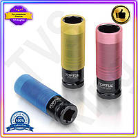 VS Набір головок для HOT NEW шиномонтажу TOPTUL 1/2" 3ед. шестигранні головки для коліс 17 19 21 мм 32T8_V1