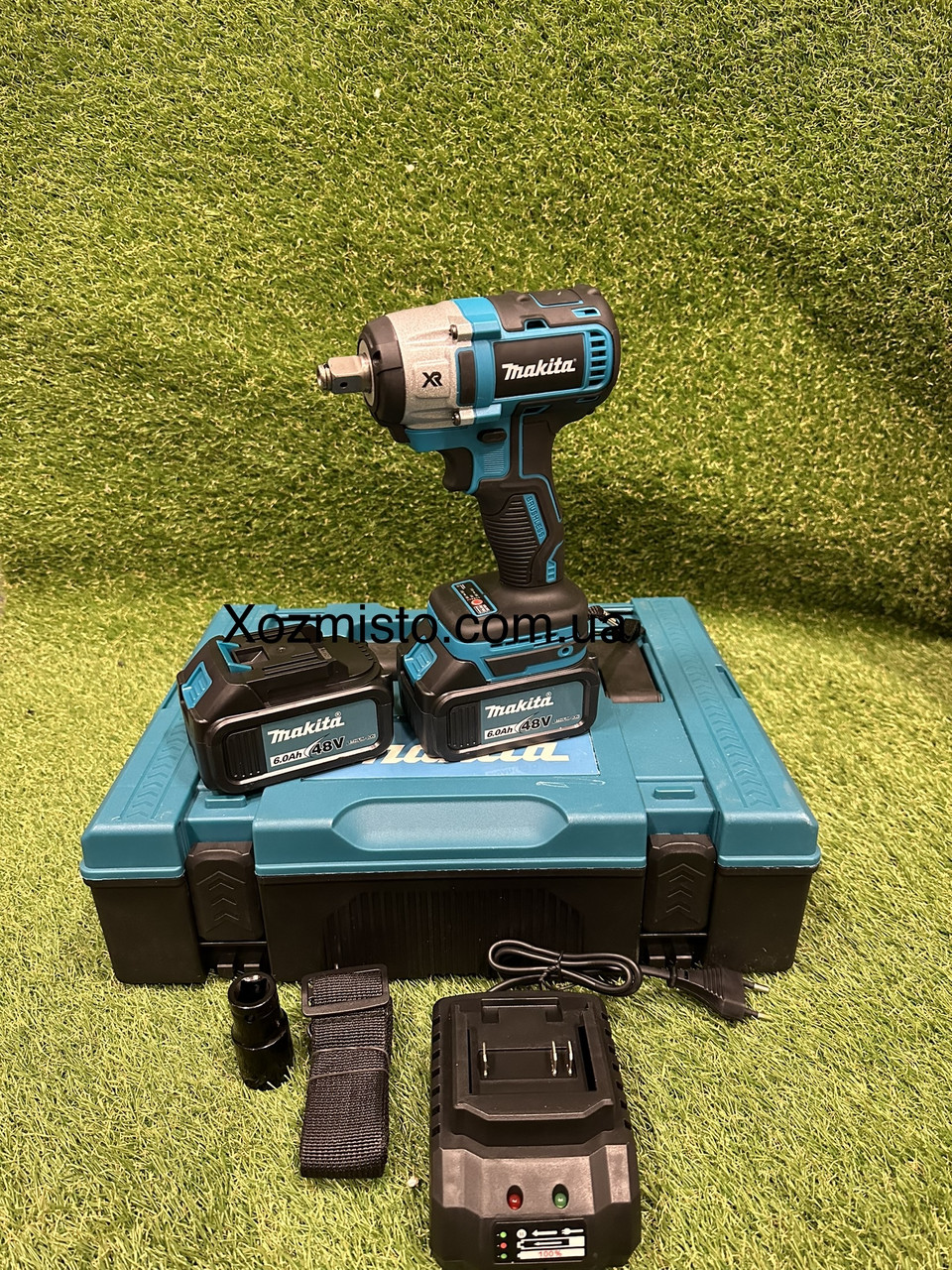 Гайковерт акумуляторний ударний безщітковий Makita DTW800BL (48V, 6AH), 850 HM, фото 1