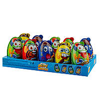 Яйце пластикове з цукерками та сюрпризом для хлопчика Mini WOOOW egg, фото 3