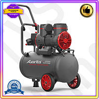 VS Компресор безмасляний поршневий HOT NEW 24л 1450Вт 220В AUARITA для фарбування та пневмоінструментів повітрод 32T8_V1