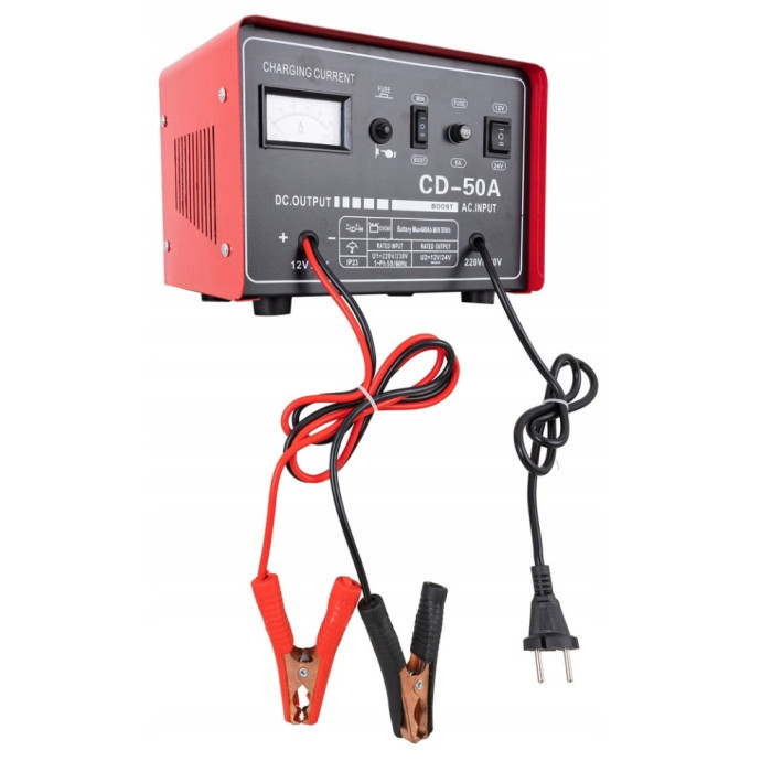 Зарядний пристрій CD-50A для акумуляторів з 12/24 В на 220 В, фото 1