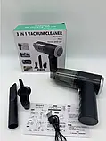 Портативний бездротовий пилосос 3 в 1 Vacuum Cleaner AS-228 для авто і дому, акумуляторний, 120 Вт, 4000 Па, USB зарядка, фото 5