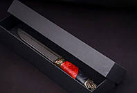 Подарункова коробочка з дизайнерського картону для ножів зі сталі 50х14мф