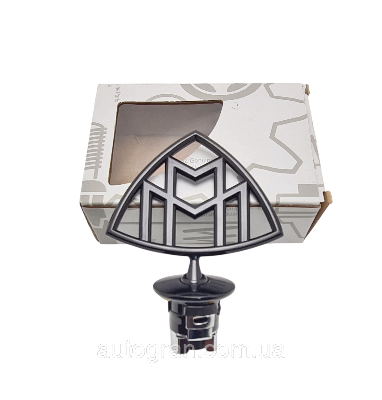 Емблема капота Mercedes MAYBACH приціл чорна, фото 1