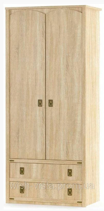 Шафа 2Д+2Ш Валенсія дуб сама Меблі Сервіс, фото 1