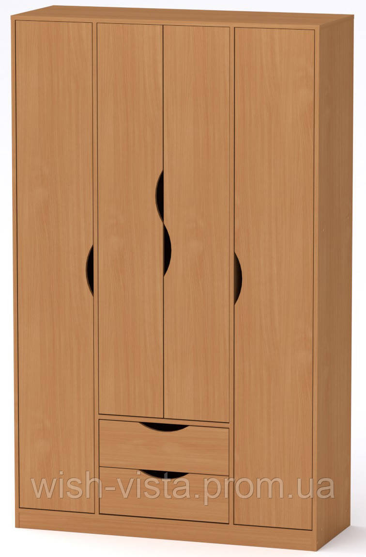 Шафа для речей Любов Компаніт Бук (120х44,8х195 см), фото 1