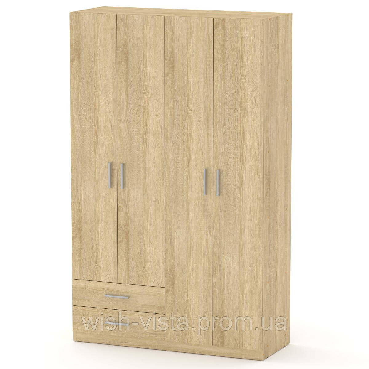 Шафа для речей Компаніт 14 120х46.4х195 см Дуб сонома, фото 1