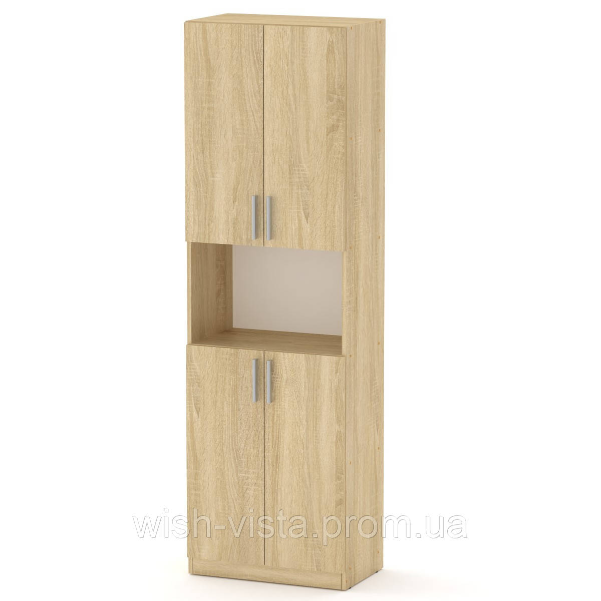 Шафа книжкова Компанет КШ-5 Дуб сонома (60х37х195 см), фото 1
