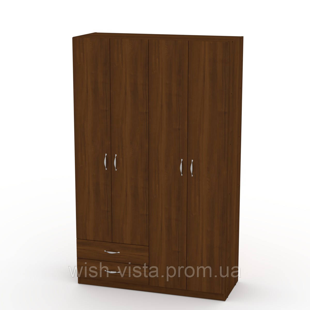 Шафа для речей 14 Компаніт горіх екко, фото 1