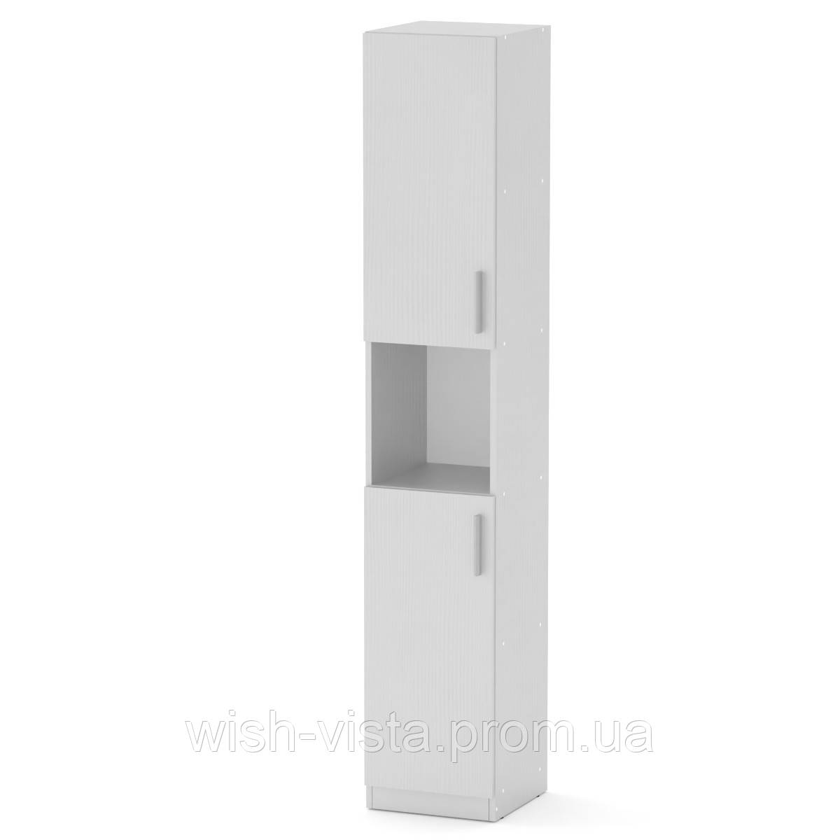 Шафа книжкова Компаніт КШ-10 35х37х195 см Німфея альба, фото 1