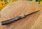 Ніж складаний з дамаської сталі D- 286 (Дамаск), фото 3