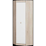 Шафа для речей кутової Еверест 700 Соната Сонома з білим (psg_UK-6415014), фото 2