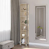 Шафа пенал Бриз Еверест Дуб сонома + трюфель (30х38х210 см), фото 3