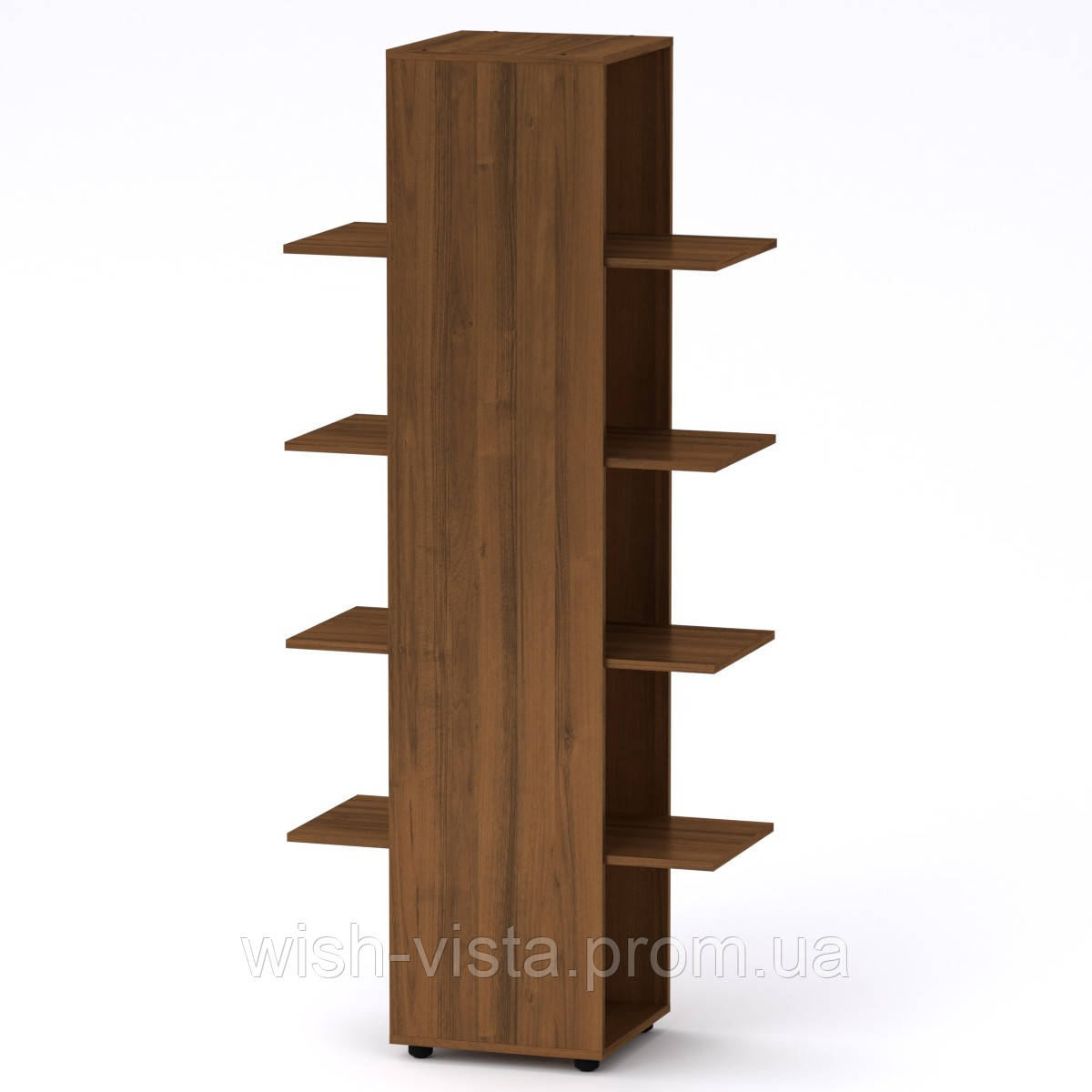 Шафа офісна Компаніт МГ-8 тумба-3 Компаніт Горіх екко (80х40х181 см), фото 1