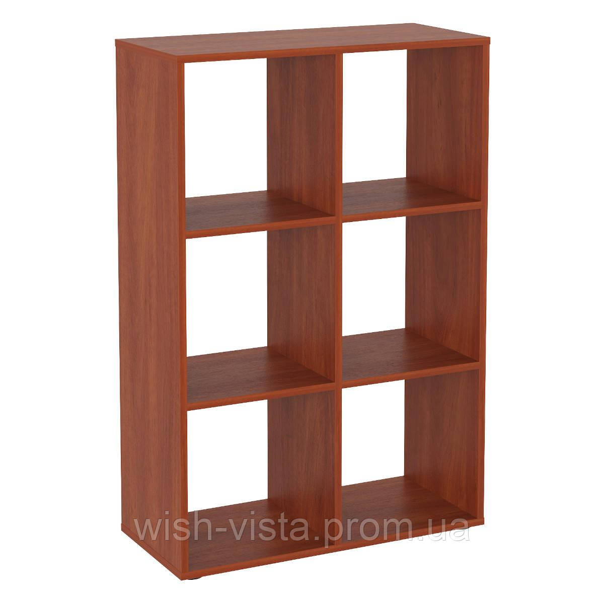 Шафа книжкова Компанет КШ-21 Яблуня 73х33х109,4 см, фото 1