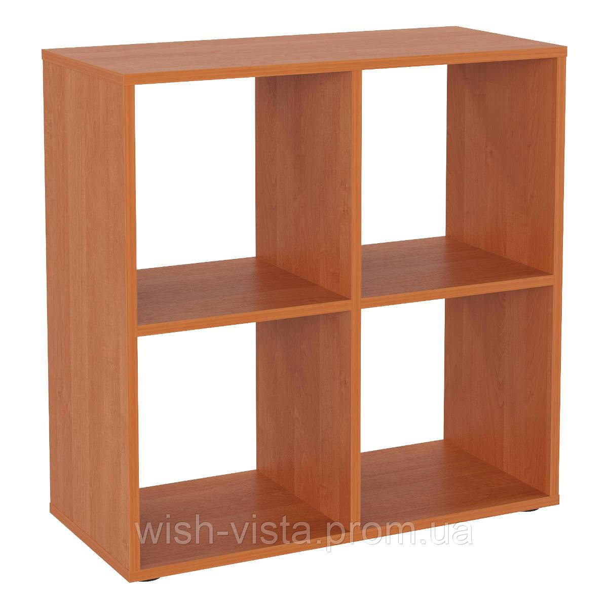 Шафа книжкова Компанет КШ-22 Вільха 73х33х73,8 см, фото 1