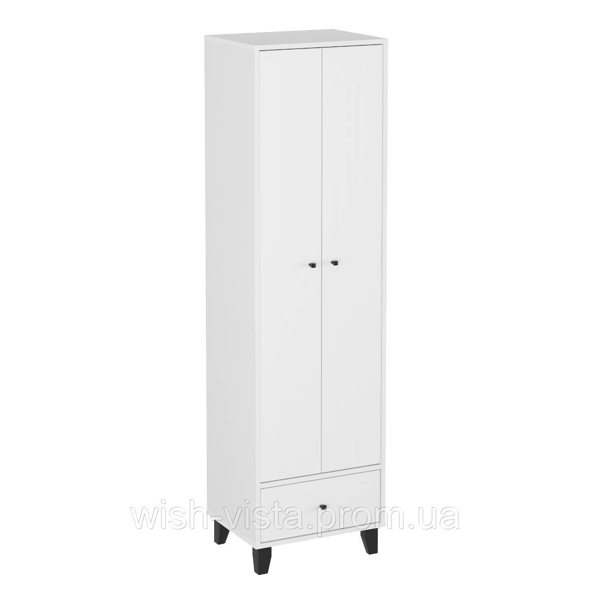 Шафа дводверна Компаніт 17 Німфея альба 50х40х180 см, фото 1