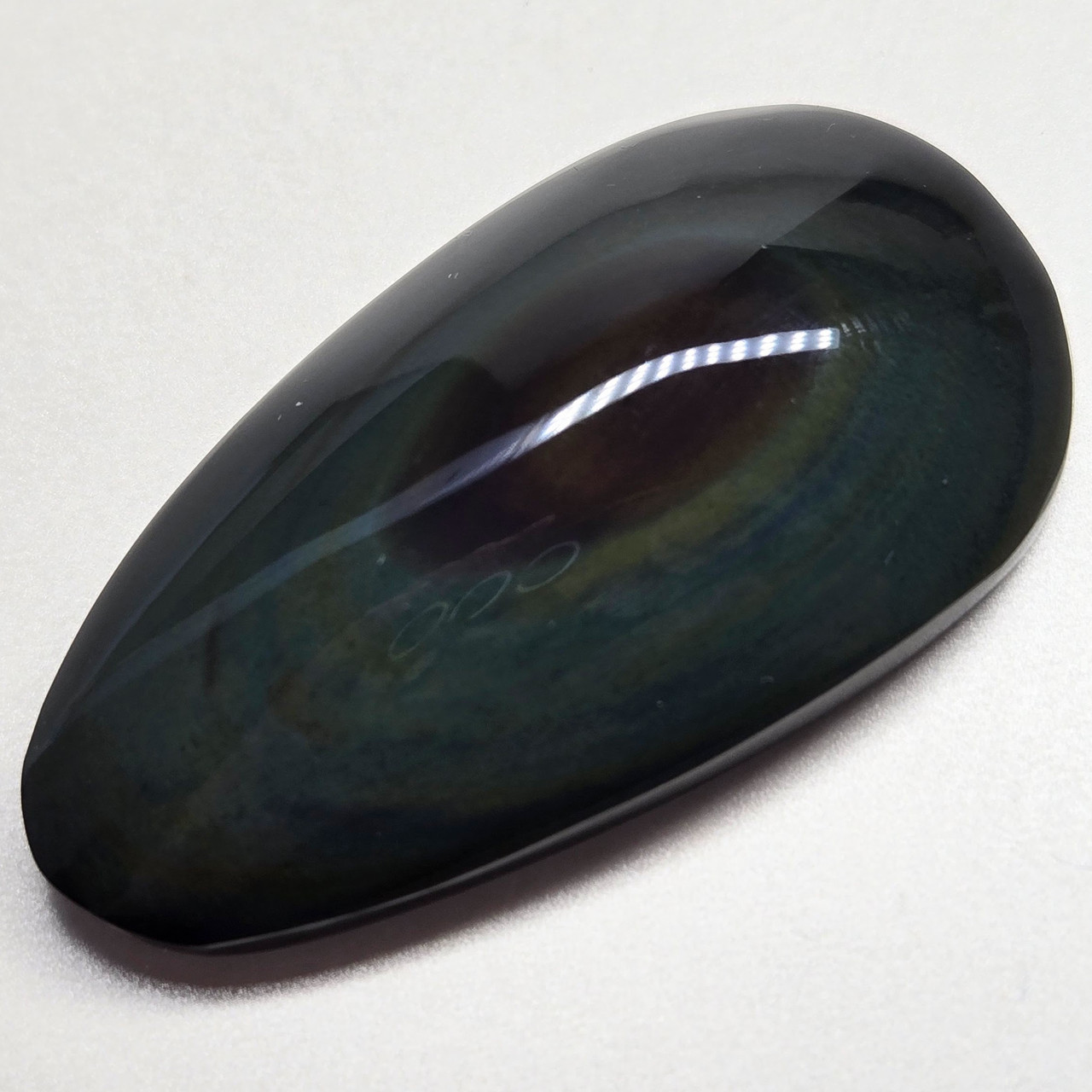 Райдужний обсидіан – кабошон для створення прикрас натуральний 57 ct, фото 1