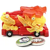 Машинка трансформер SCREECHERS Cheetah Flaming Lion 69 B швидка відправка, фото 2