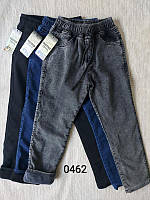 Утеплені на флісі джинси для хлопчиків 5-8 та 9-12 років