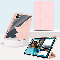 Чохол Clear Acrylic Xiaomi Redmi Pad 2 Pro 12.1" (2025) Y-type з магнітною застібкою Рожевий