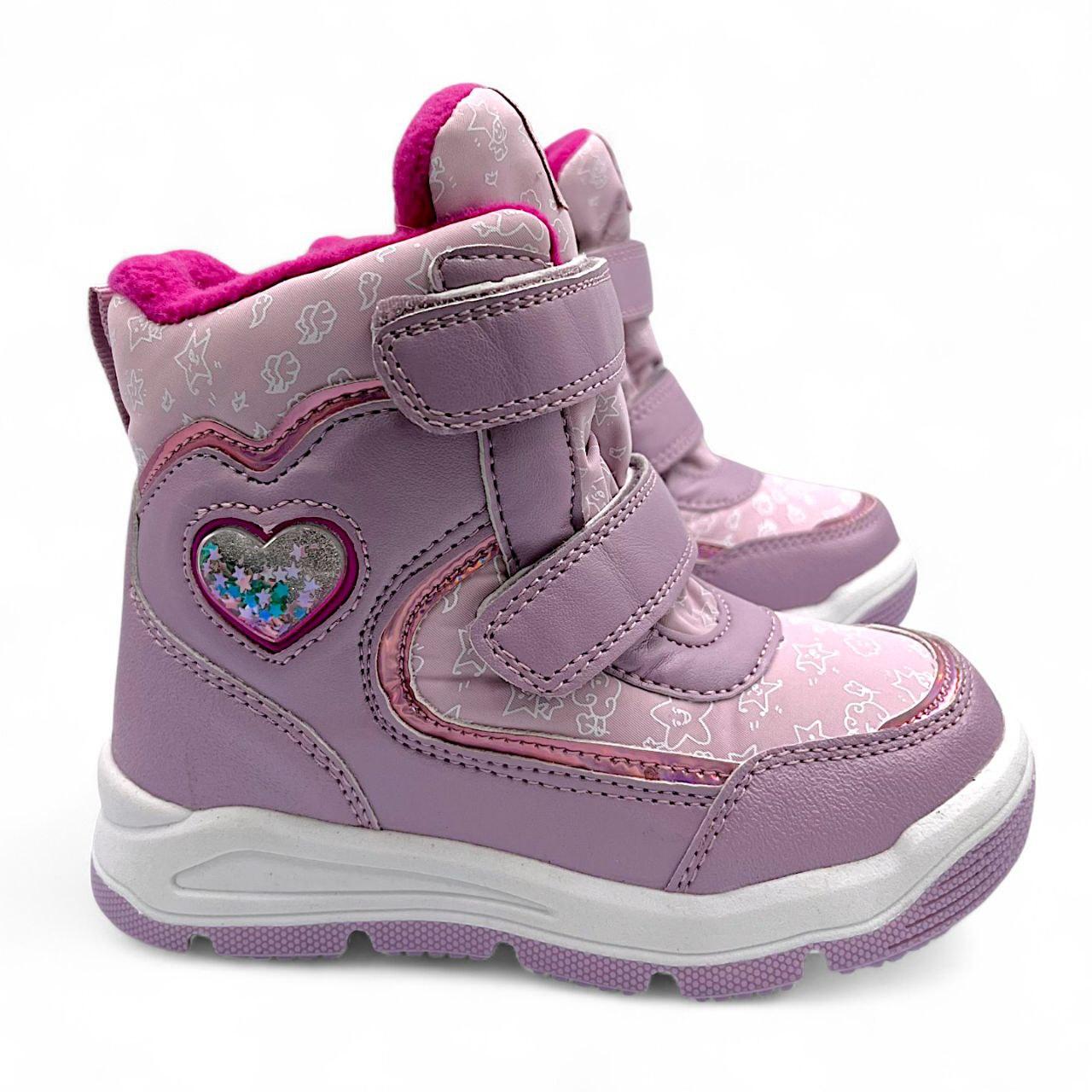 Дитячі зимові термочеревики для дівчинки American Club 26-30р, фото 1