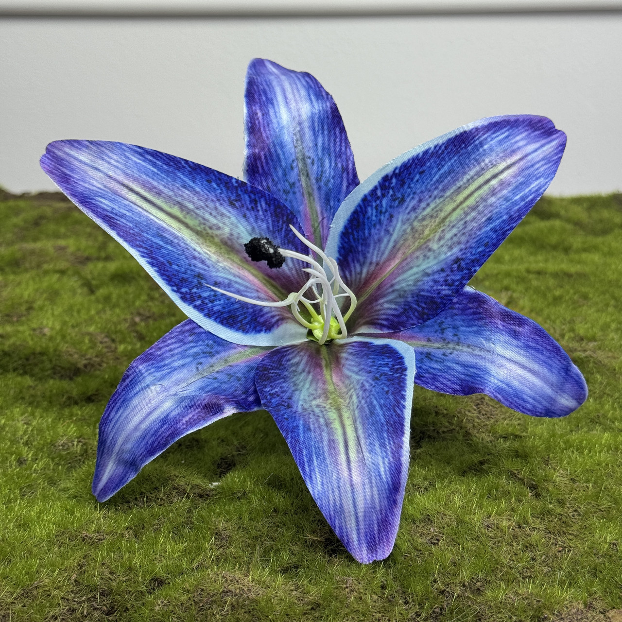 Лілія штучна синя 3D | Д- 22 см | 24 шт. у пакованні, фото 1