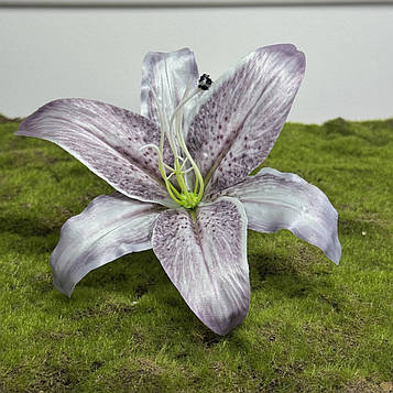 Лілія штучна сіро-фіолетова 3D | Д- 22 см | 24 шт. у пакованні