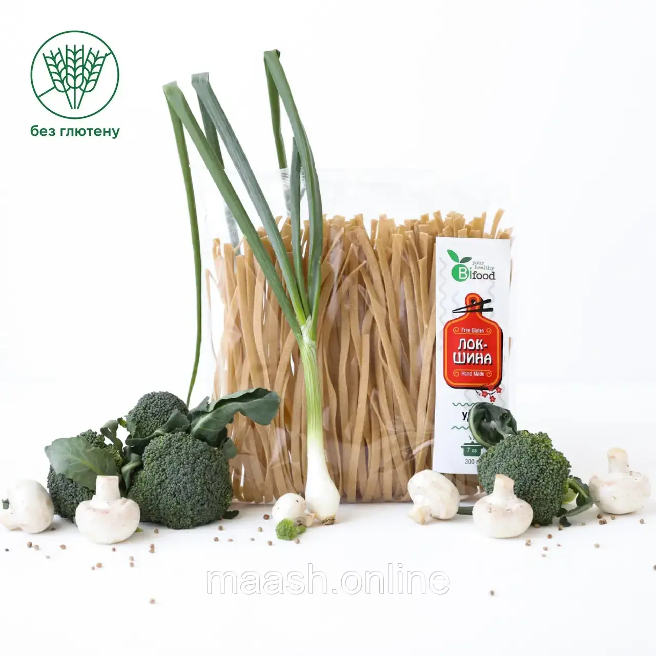 Макарони Локшина Удон BiFood, 300г, фото 1