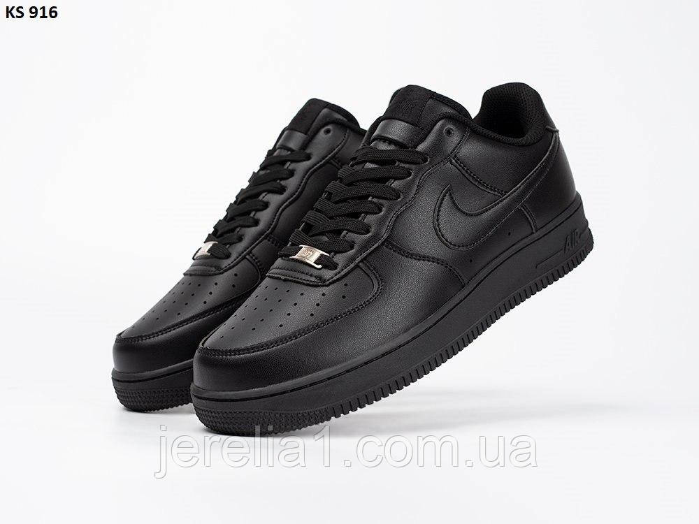 Кросівки Nike Air Force 1 Low Black (чорні), фото 1