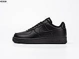 Кросівки Nike Air Force 1 Low Black (чорні), фото 4