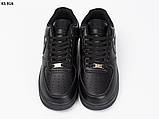 Кросівки Nike Air Force 1 Low Black (чорні), фото 6