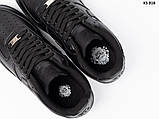 Кросівки Nike Air Force 1 Low Black (чорні), фото 8