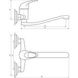 Змішувач для кухні EcoMix ELIT EM-104, фото 5