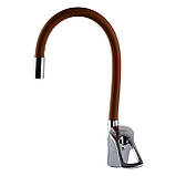 Змішувач для кухні DOMINO SIRIUS DSV-203SLR-Brown, фото 4