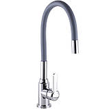 Змішувач для кухні DOMINO ELLIPSE DCC-203L-GRAY, фото 2