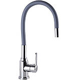 Змішувач для кухні DOMINO ELLIPSE DCC-203L-GRAY, фото 3