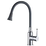 Змішувач для кухні Domino PRESTIGE DPS-203SA-G03, фото 2