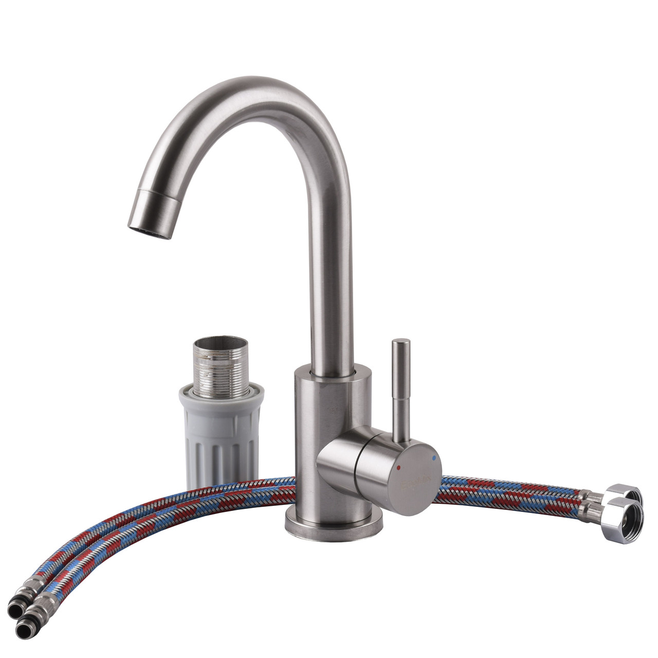 Змішувач для кухні EcoMIX AISI-101S, фото 1