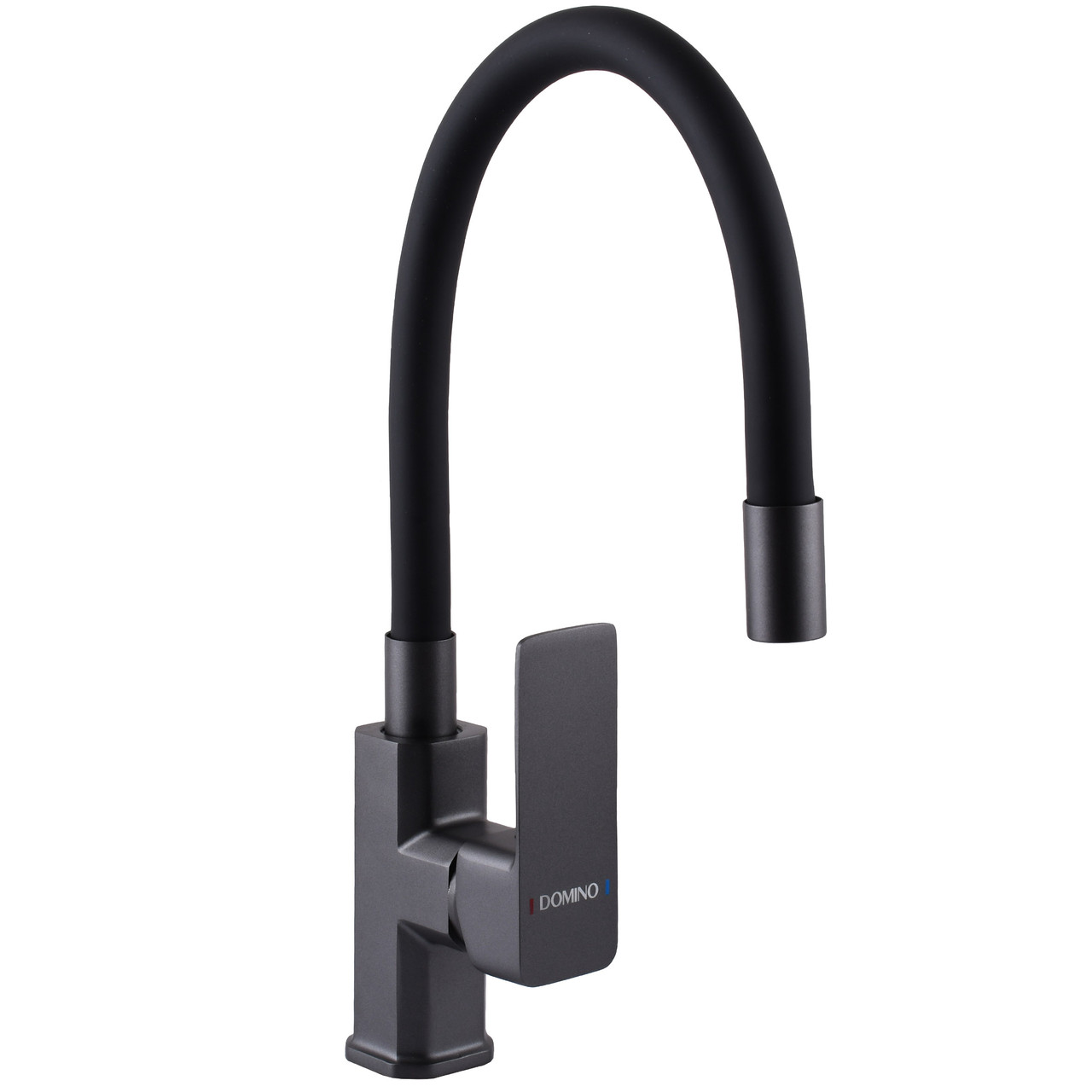 Змішувач для кухні DOMINO MALIBU DMM-203LR-GP-BL графіт, фото 1