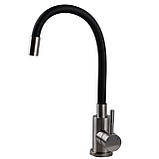 Змішувач для кухні EcoMIX ALPEN AISI-203SB, фото 4