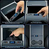 USB-хаб для Tesla Model 3 і Y з висувними кабелями, заряджання для смартфонів USB, Type-C, модель TSL2C, фото 6