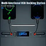 USB-хаб для Tesla Model 3 і Y з висувними кабелями, заряджання для смартфонів USB, Type-C, модель TSL2C, фото 7