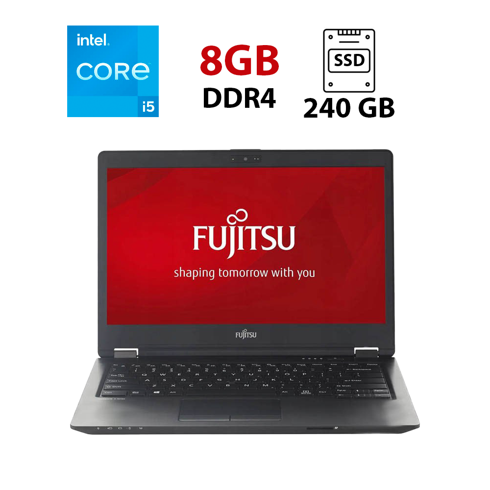 Ноутбук Fujitsu LifeBook U749/ 14" (1920x1080) Сенсорний/ Core i5-8250U/ 8 GB RAM/ 240 GB SSD/ UHD 620