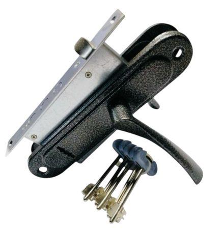 Замок врізний Арiко ЗВ9 (77) ручка під сувал.Срібло, фото 1