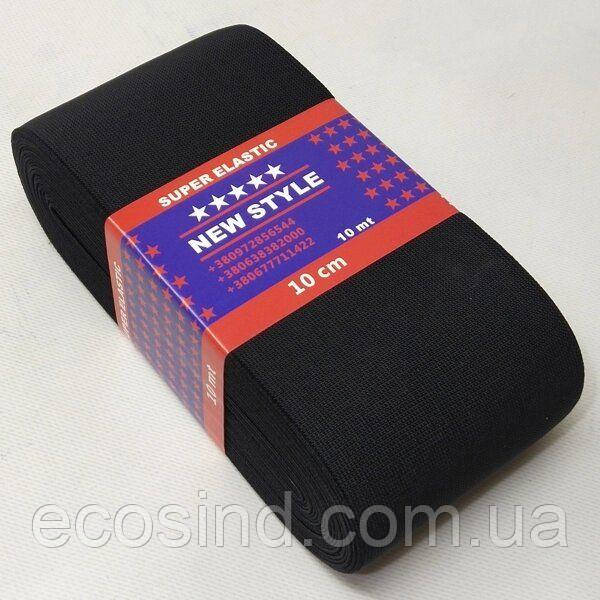 Резинка турецька Newstyle 10 см чорний, фото 1