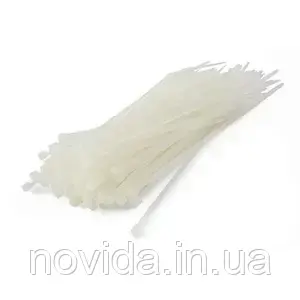 Хомут пластиковий 3.6 х300мм. білий 100шт./уп. пр-во ДК DK22-3.6х300WT