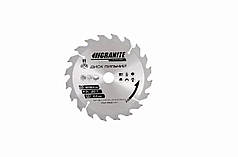 Диск пиляльний для дерева GRANITE з твердосплавними напайками 180х22.2х20Т адаптер 22.2-20 8400 об./хв 5-18-020
